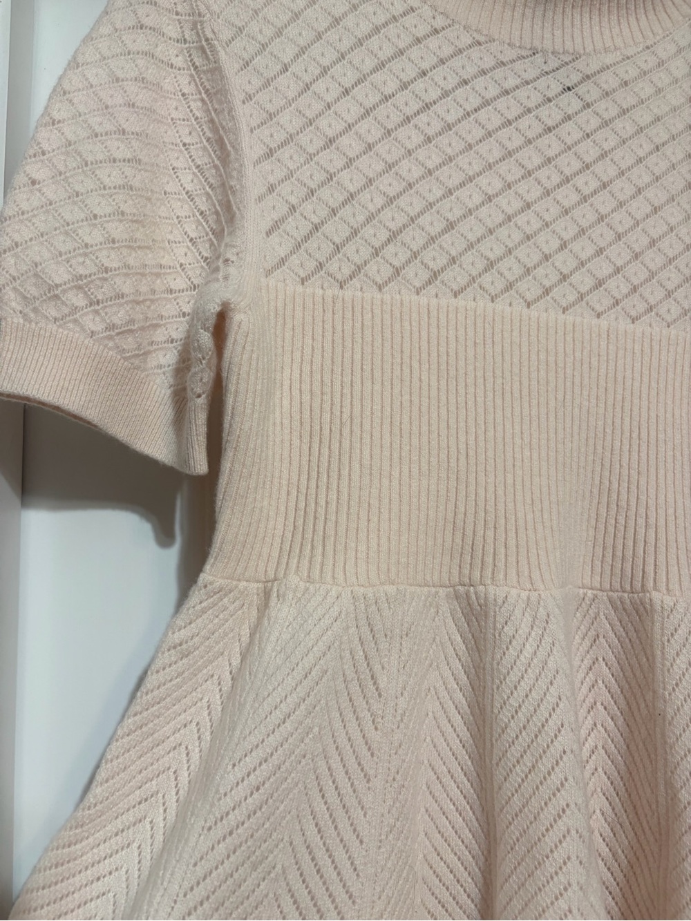 NWT. Anthropologie Mock-Neck Cashmere Blend Sweater Tee - Picture 5 of 9